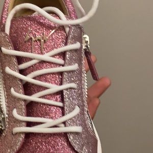 Giuseppe shoes very solid %100 authentic bought at browns shoes, has dust bags.